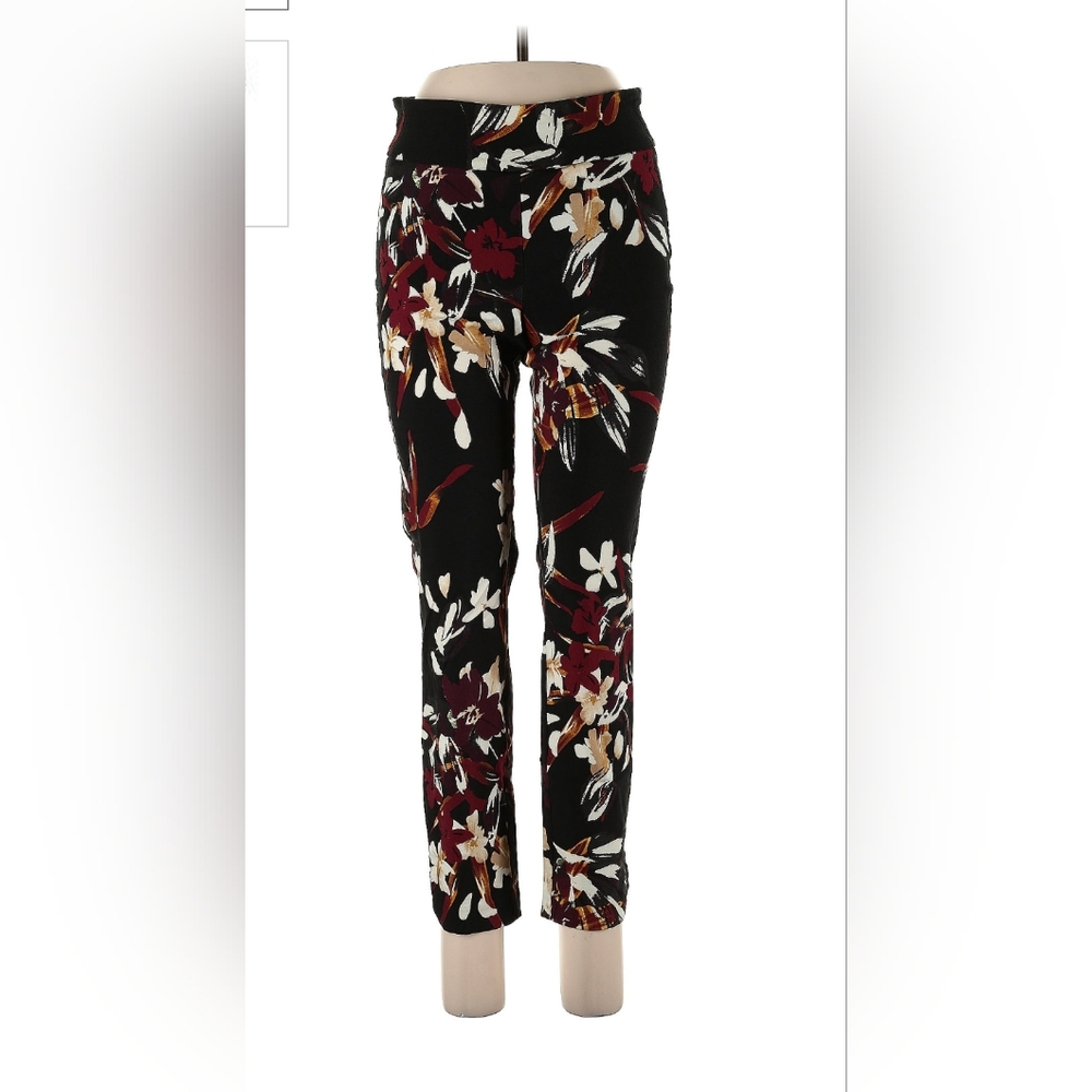 Up! Floral pants like new, size 12, skinny, stretchy Leggings